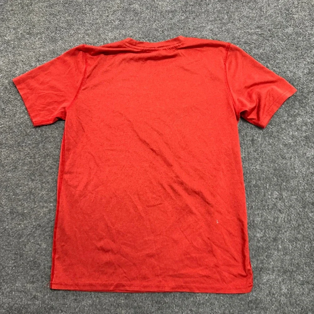Adidas T-Shirt Mens Size XL Red Chicago Bulls Represent Graphic Athletic NBA